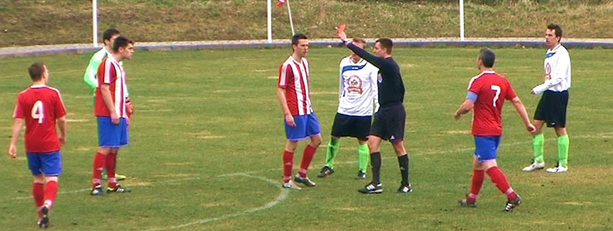 FK Jaroměř A - TJ Dobruška 15.3.2015, foto z videa: Václav Mlejnek